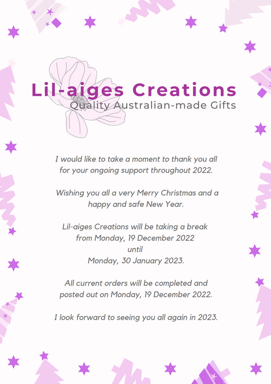 Lil-aiges Creations - Christmas Break 2022-2023