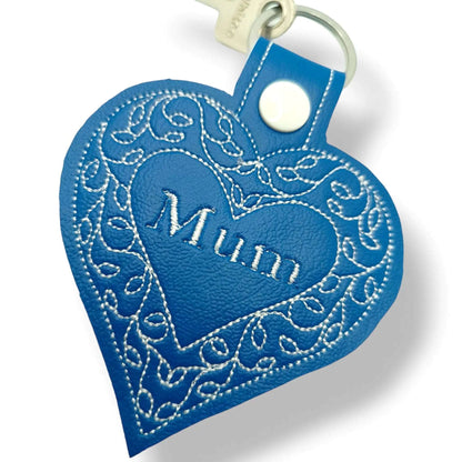 Express Your Love for Mum with a Vinyl Heart Keychain, made in Australia - Image #4
