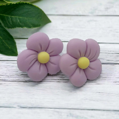 Copy of Pink Purple Flower Resin Earrings: A Perfect Blend of Style and Fun - Image #8