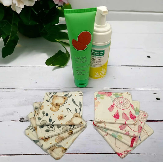 Reusable Makeup Remover Pads, Eco Friendly Cosmetic Wipes, Made in Australia - Image #1