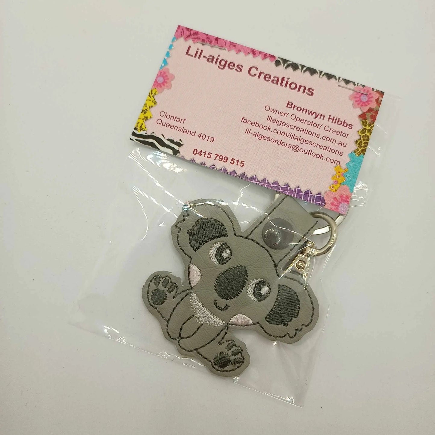 Adorable Koala Keychain | Personalised Gift Keyrings | Handmade in Australia - Image #3