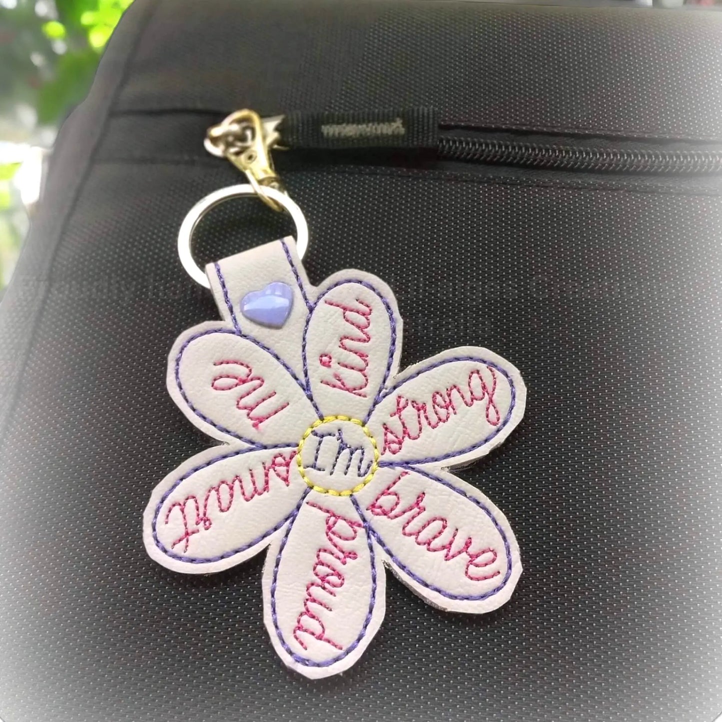 Flower Power for Your Pocket: Get Your Affirmation Fix with Our Aussie-Made Vinyl Keychains - Image #5