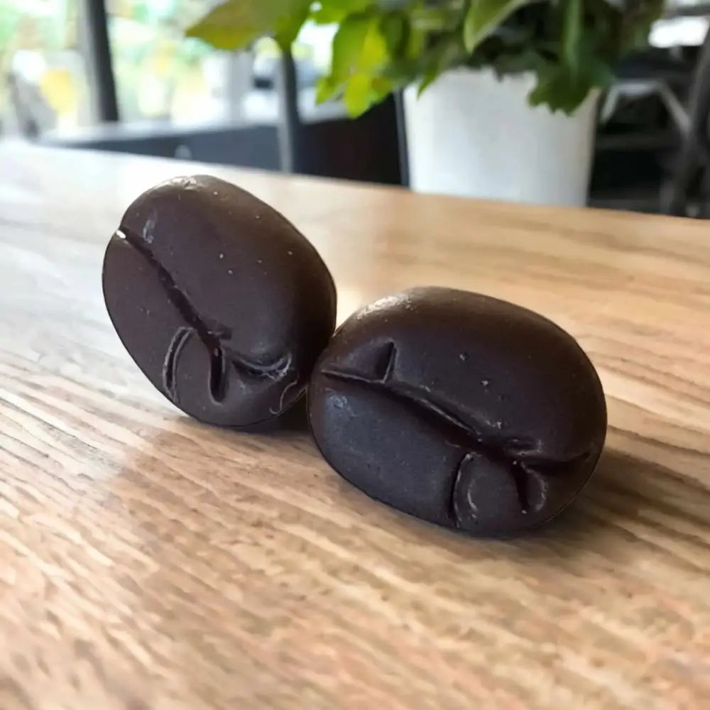 Coffee Bean Resin Novelty Earrings - Perfect Coffee Lover Gift!