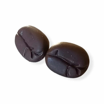 Coffee Bean Resin Novelty Earrings - Perfect Coffee Lover Gift!