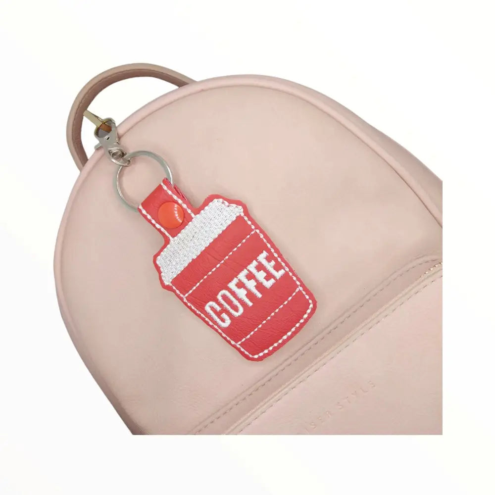 Coffee to go keychain - cute gift - made in Australia - ready to ship