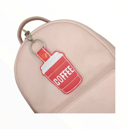 Coffee to go keychain - cute gift - made in Australia - ready to ship