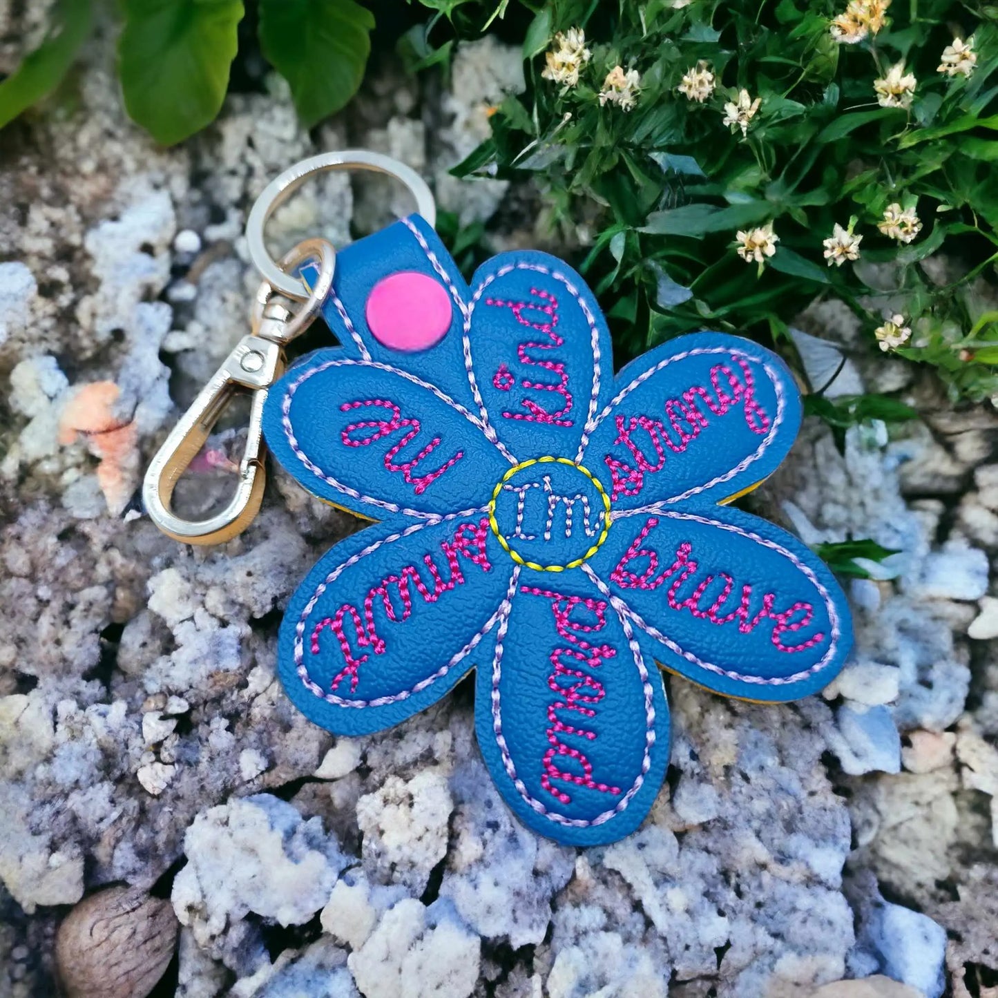 Flower Power for Your Pocket: Get Your Affirmation Fix with Our Aussie-Made Vinyl Keychains - Image #3