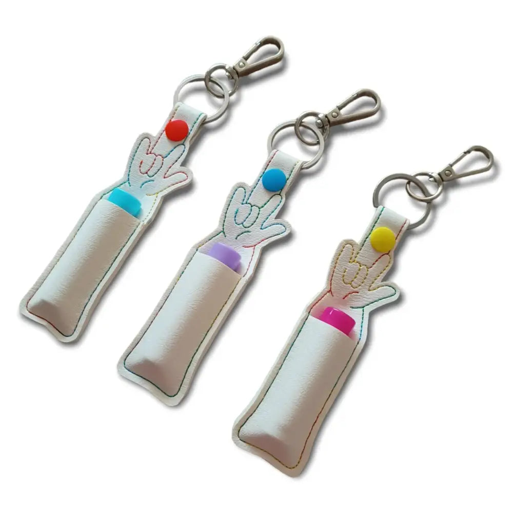 I Love You reusable lip balm holder with lip balm options, made in Australia
