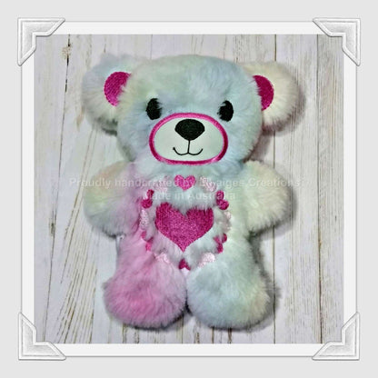 Cute handmade teddy bear cuddle toy, made in Australia - Lil-aiges Creations - Quality Australian-made Gifts
