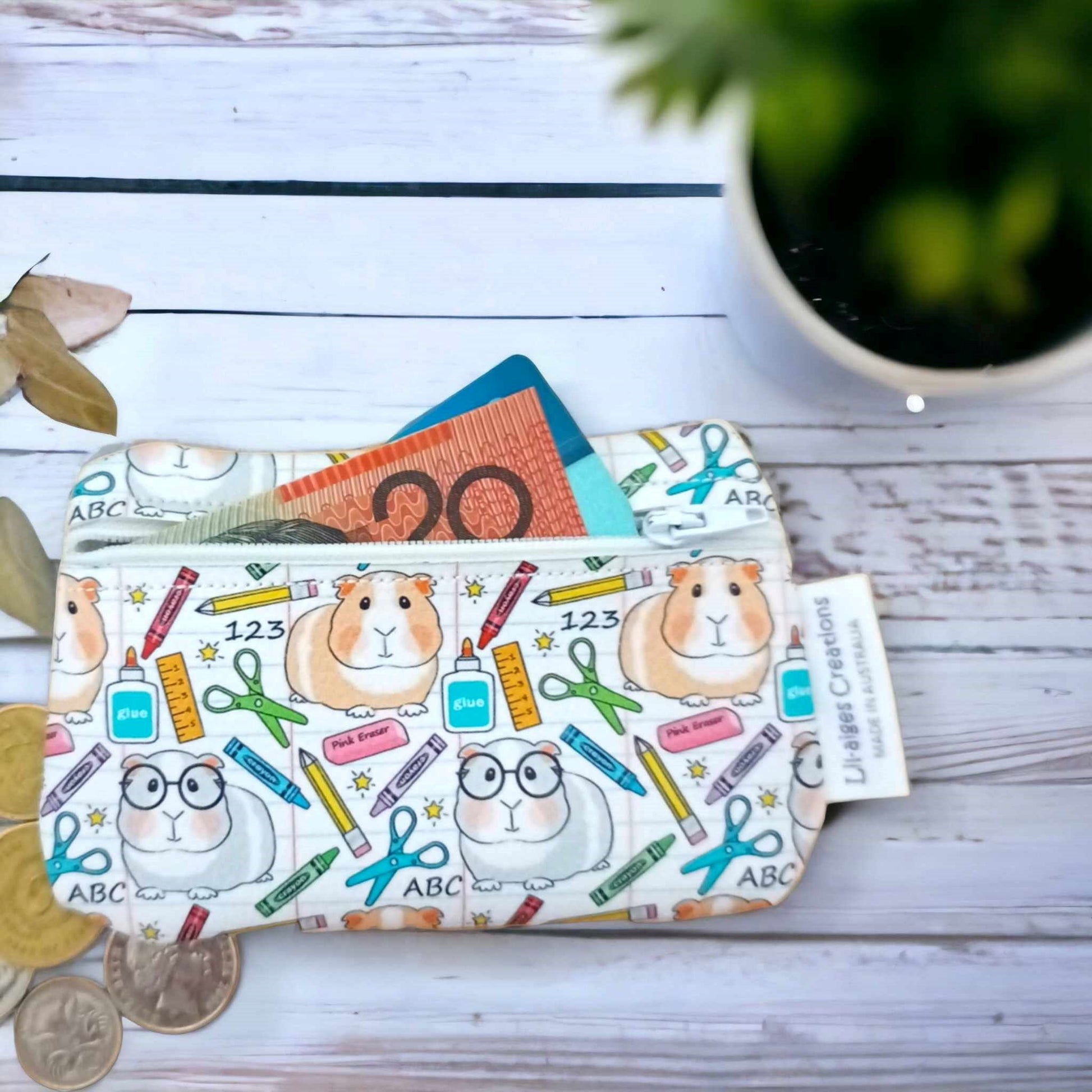 Adorable Guinea Pig Coin Purse, Perfect Gift for Guinea Pig Lovers, made in Australia