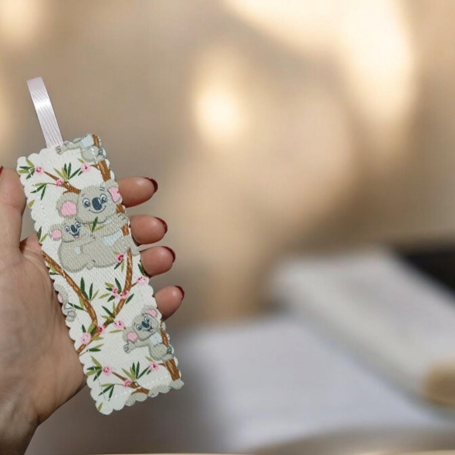Adorable Koala Fabric Bookmark | Perfect Eco-Friendly Bookworm Gift | made in Australia