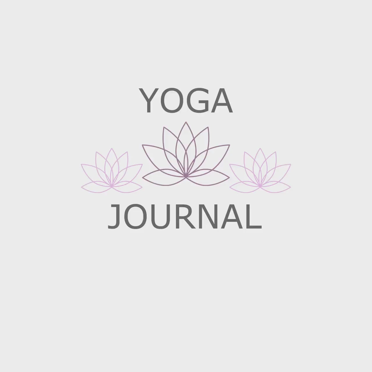 Yoga and Meditation Journal | Track Your Progress, Your Sequences, Your Music, Your Reflections | Instant Download & Print | PDF File