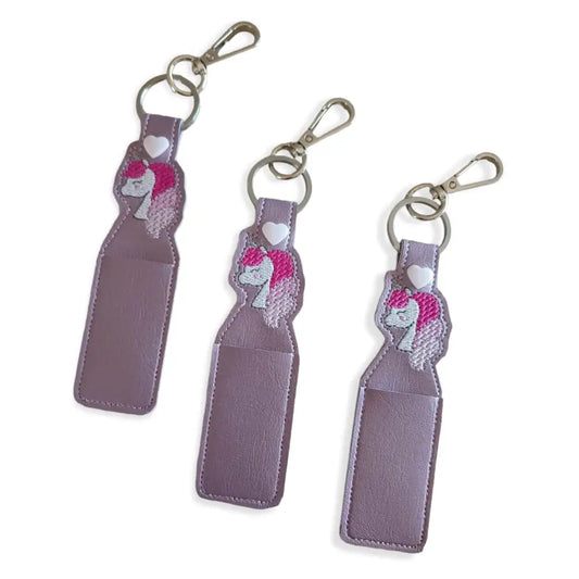 Purple Unicorn Lip Balm Holders, Useful Reusable Gift, Perfect Gift for Mum, made in Australia