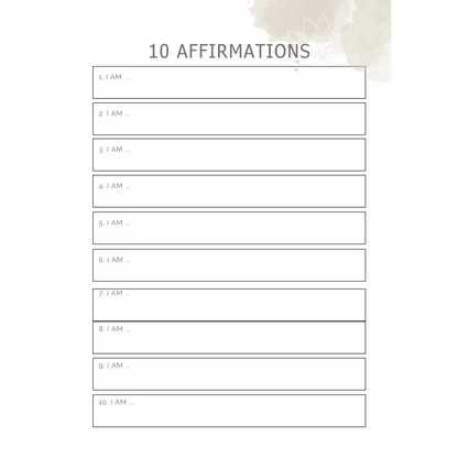 Yoga and Meditation Journal | Track Your Progress, Your Sequences, Your Music, Your Reflections | Instant Download & Print | PDF File