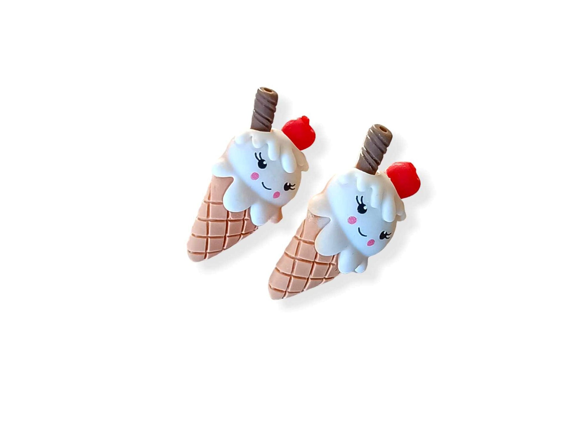 Sweet Treats for Your Ears - Ice Cream Cone Resin Earrings!